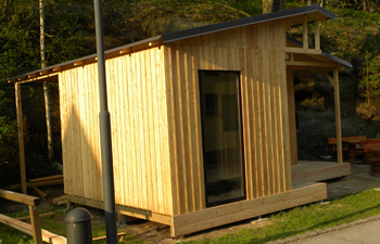 Holzhütte nach Maß